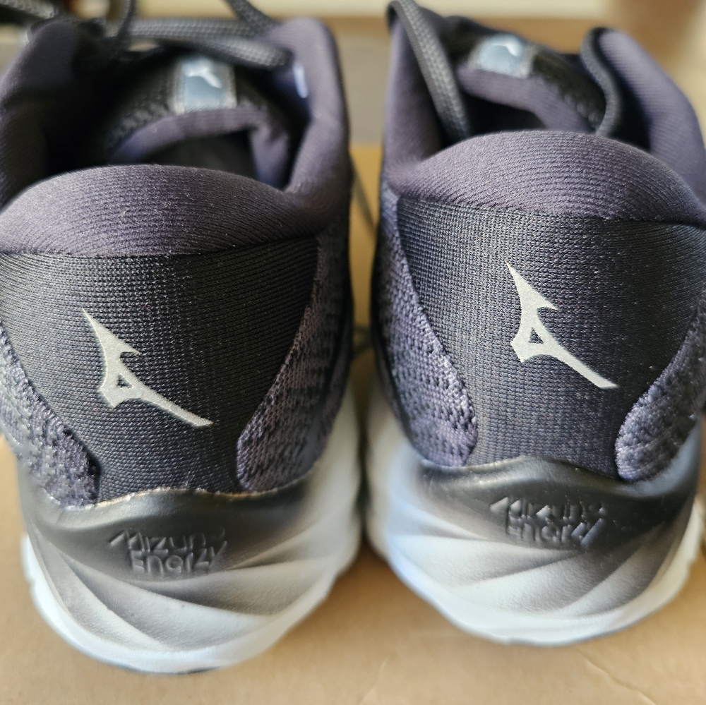 Brand New - Mizuno Black and Gray Athletic Shoes